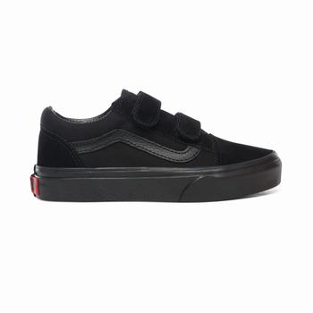 Detske Tenisky Vans Old Skool V (4-8 years) Čierne VA59QULKZ